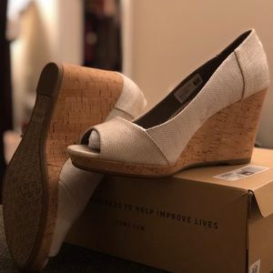 Toms Stella wedge heels